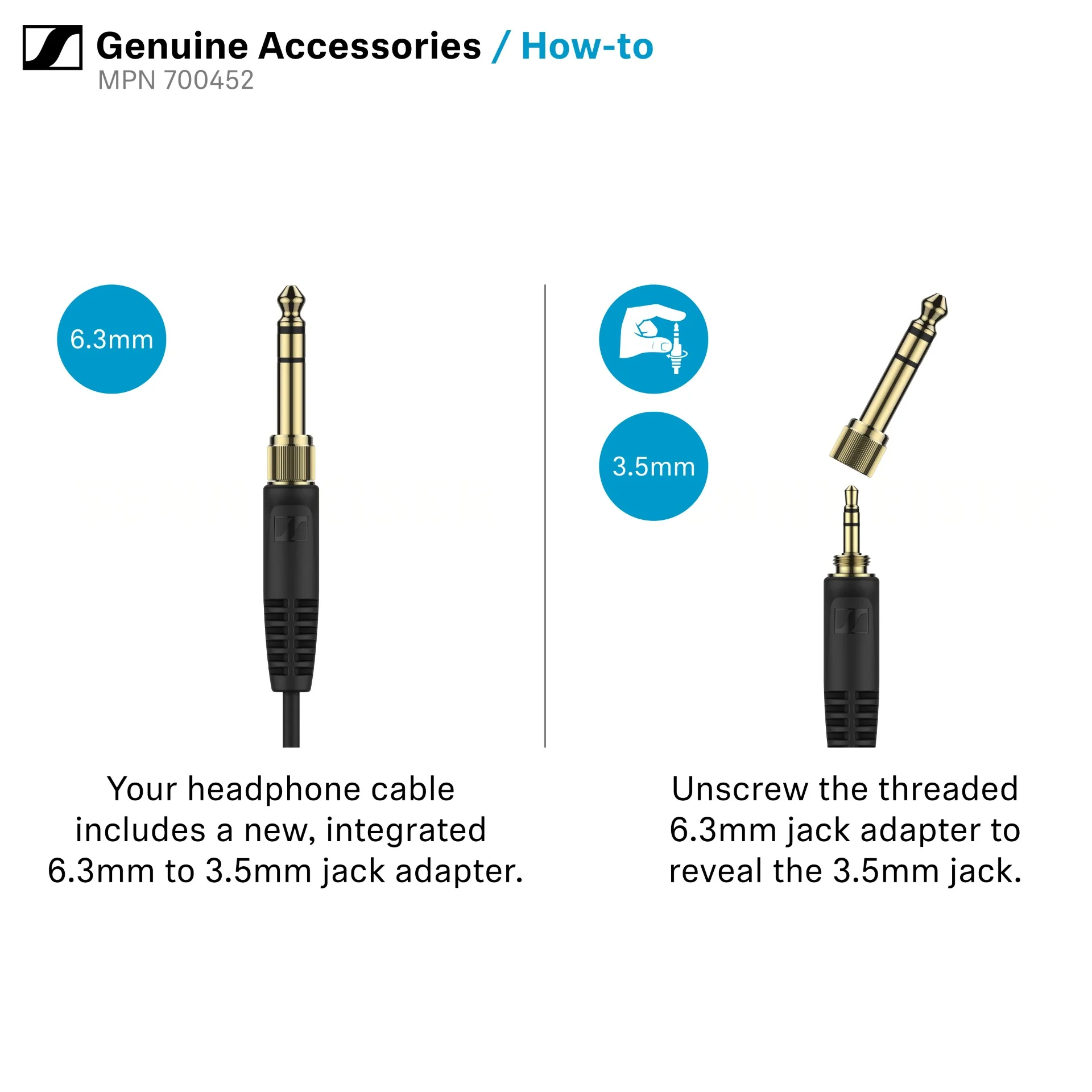 229-audio-cable-for-hd-500-series-1.8-m-w-3.5-mm-jack-2.webp Audio Cable for HD 500 Series, 1.8 m w/ 3.5 mm Jack